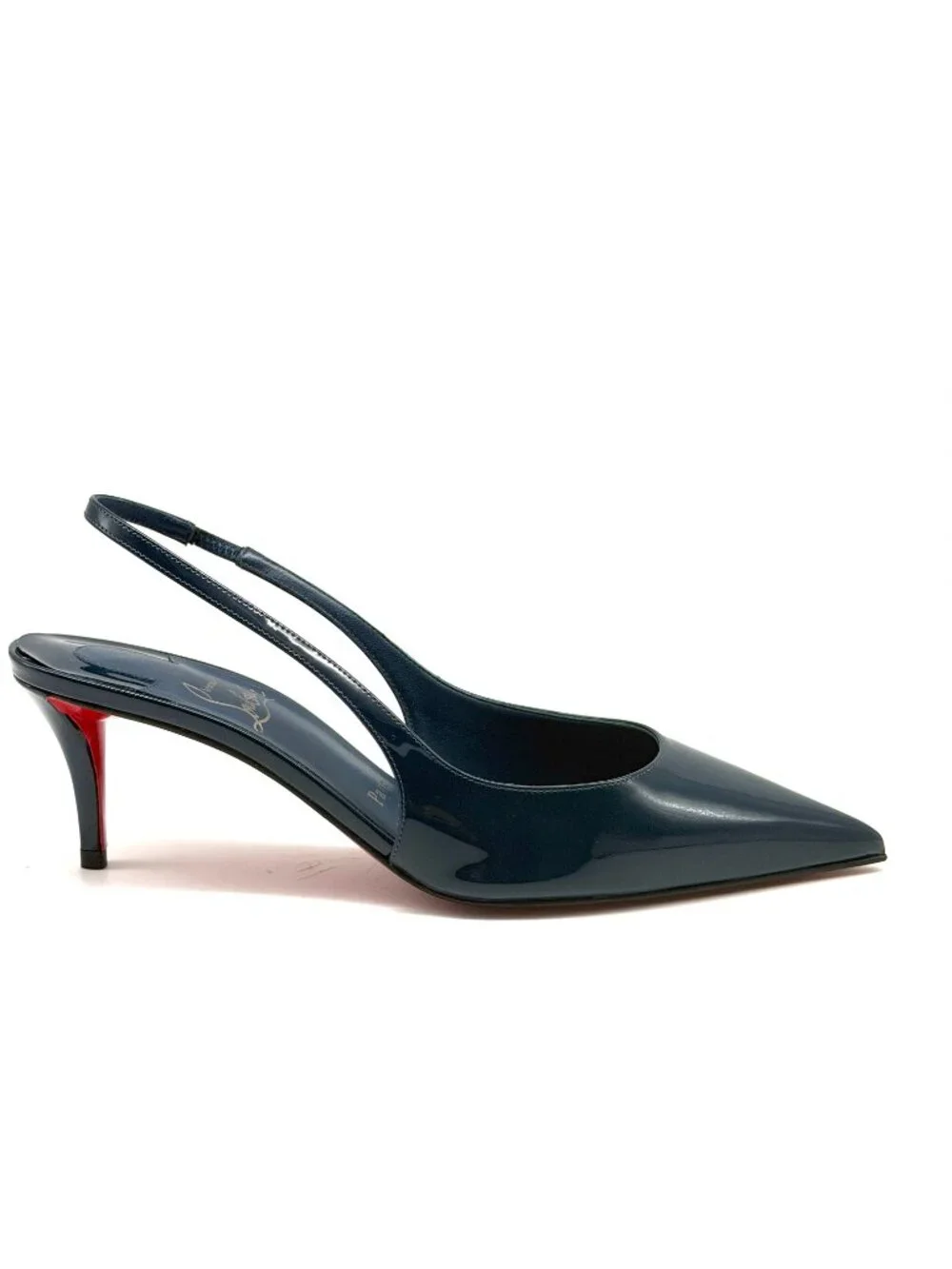 Christian Louboutin MISS Z SLING BACK 60 Slingback Sandals Heels Shoes - Picture 10 of 16